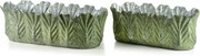 Sada 2 ks květináčů MARINA VIII zelená