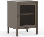 Sivý nočný stolík Fayna – Marckeric