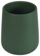 BISK Erga Nero, pohár na zubné kefky na postavenie, zelená matná, ERG-08358