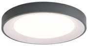 Moderné stropné svietidlo sivé s bielou farbou 48 cm vrátane LED stmievateľné RGB - Kanton