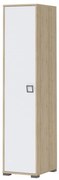 Skriňa 1D Kiki G1-BK/KI-15 beech/white