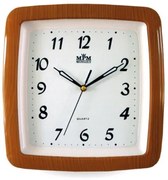 Nástenné hodiny MPM, 2459.50.SW - hnedá, 29cm