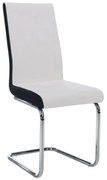 Kondela Stolička, NEANA, ekokoža biela/čierna