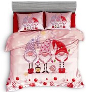 Obliečky SAVENA GNOMS 7-dielna sada 140x200 cm