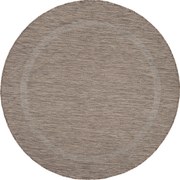 Kusový koberec Relax 4311 Brown kruh, 120x120 (priemer) kruh, hnedá, chodba / predsieň, Ayyildiz
