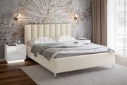 EMILIA 140X200 ČALÚNENÁ MANŽELSKÁ POSTEĽ S ÚLOŽNÝM PRIESTOROM