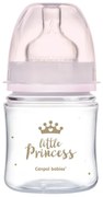 Canpol Babies fľaša so širokým hrdlom Royal Baby Pink 120ml