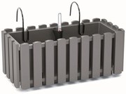 Závesný kvetináč BOARDEE FENCYCASE W sivý