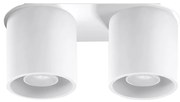 Sollux SL.0056 - Bodové svietidlo ORBIS 2 2xGU10/40W/230V biela