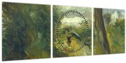 Obraz - Auguste Renoir, Landscape between Storms, reprodukcia (s hodinami) (90x30 cm)