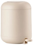 Béžový nášľapný plastový odpadkový kôš 4 l Sensu – Zone