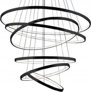 Moderná lampa s prenikajúcimi kruhmi nad oddychovou zónou Wheel