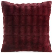 DEKORAČNÁ OBLIEČKA NA VANKÚŠ RABID5 45X45 CM BORDOVÁ