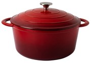 Liatinový hrniec smaltovaný červený ø 26 cm – Jupiter Lunasol - 601292