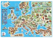 Popular Puzzle Mapa Európy, 160 dielikov