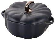 Staub Cocotte keramická zapekacia misa v tvare tekvice 15 cm/0,7 l, čierna, 40508-549