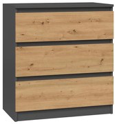 Nočný stolíkMalwa M3 Antracit/Artisan