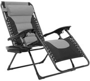 Delux zero gravity lehátko, rôzne farby, sivá
