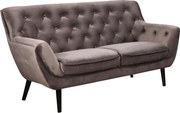 XXXLutz SEDAČKA CHESTERFIELD, textil, sivá Stylife - Sedačky - 001491003202