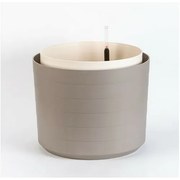 Plastia Samozavlažovací veľkoobjemový kvetináč Berberis 55, taupe + slonová kosť