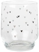 Pohárik so srdiečkami Lovely Day - Ø 8*9 cm / 300 ml