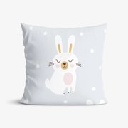 Goldea detská bavlnená obliečka na vankúš - zasnení králičkovia 50 x 50 cm