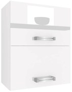 Kuchynská skrinka Belini horná 60 cm biely lesk INF SGP2-60/1/WT/W/0/D