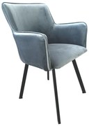 Jedálenská stolička AMELIA sivá