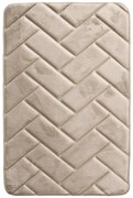 BO-MA, Protišmyková kúpeľňová predložka 3D 7288 beige, 50x80, béžová, kúpeľňa
