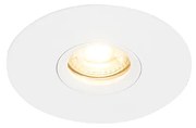 Inteligentné zapustené bodové svietidlo biele vrátane Wifi GU10 50mm - Buco