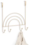 Zeller Present Háčik na dvere, 4 háčiky, kovový, béžový RAINBOW
