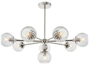 Endon 104051 - Lestenec na drogu ALLEGRA 8xE14/7W/230V sijajni krom