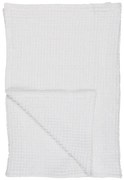 Ib Laursen Bavlnený uterák Liseleje Waffle White 50 x 100 cm