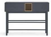 Tmavosivý konzolový stolík 35x120 cm Corvo - Teulat