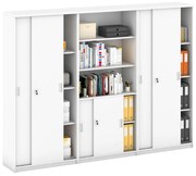 Zostava skríň MIRELLI, Typ IX - biela