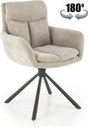 Otočná stolička K495, béžová