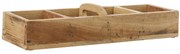 Ib Laursen Drevený box s uchom Unique 46 cm – 4 priehradky