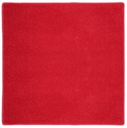 Kusový koberec Eton červený 15 štvorec, 60x60, červená, kuchyňa, Spoltex