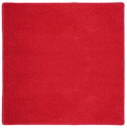 Spoltex, Kusový koberec Eton červený 15 štvorec, 60x60, červená, obývacia izba