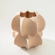Kameninová váza Petal Pink I 20x21 cm