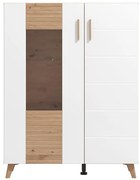 Vitrína Bretagna 2k Artisan/Biela 11012056