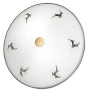 Kolarz 731.U12.4.133- Stropné svietidlo NONNA 2xE14/60W/230V pr. 32 cm sivá/mosadz