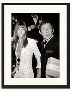Zarámovaná fotografia Serge Gainsbourg & Jane Birkin