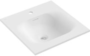 Mexen Vela, umývadlo na zapustenie 46 x 46,5 cm, biela matná, 25234501