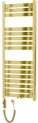 Mexen Uran elektrický ohrievač 1200 x 500 mm, 600 W, zlatý - W105-1200-500-2600-50