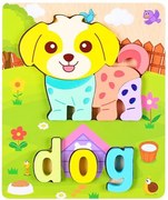 DAALO Anglické puzzle pro nejmenší - pejsek - AKCE!