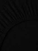 Froté plachta 90 × 200 cm - čierna