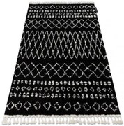 Koberec BERBER ETHNIC G3802 čierny / biely Fredzle berber marokánsky