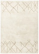 Krémový prateľný/ručne tkaný vlnený koberec 160x230 cm Azera Crosshatch – Asiatic Carpets