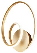 Gea Luce DIVA A ORO SPAZZOLATO -LED Stmievateľné nástenné svietidlo 20W/230V zlatá